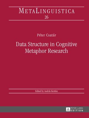cover image of Data Structure in Cognitive Metaphor Research